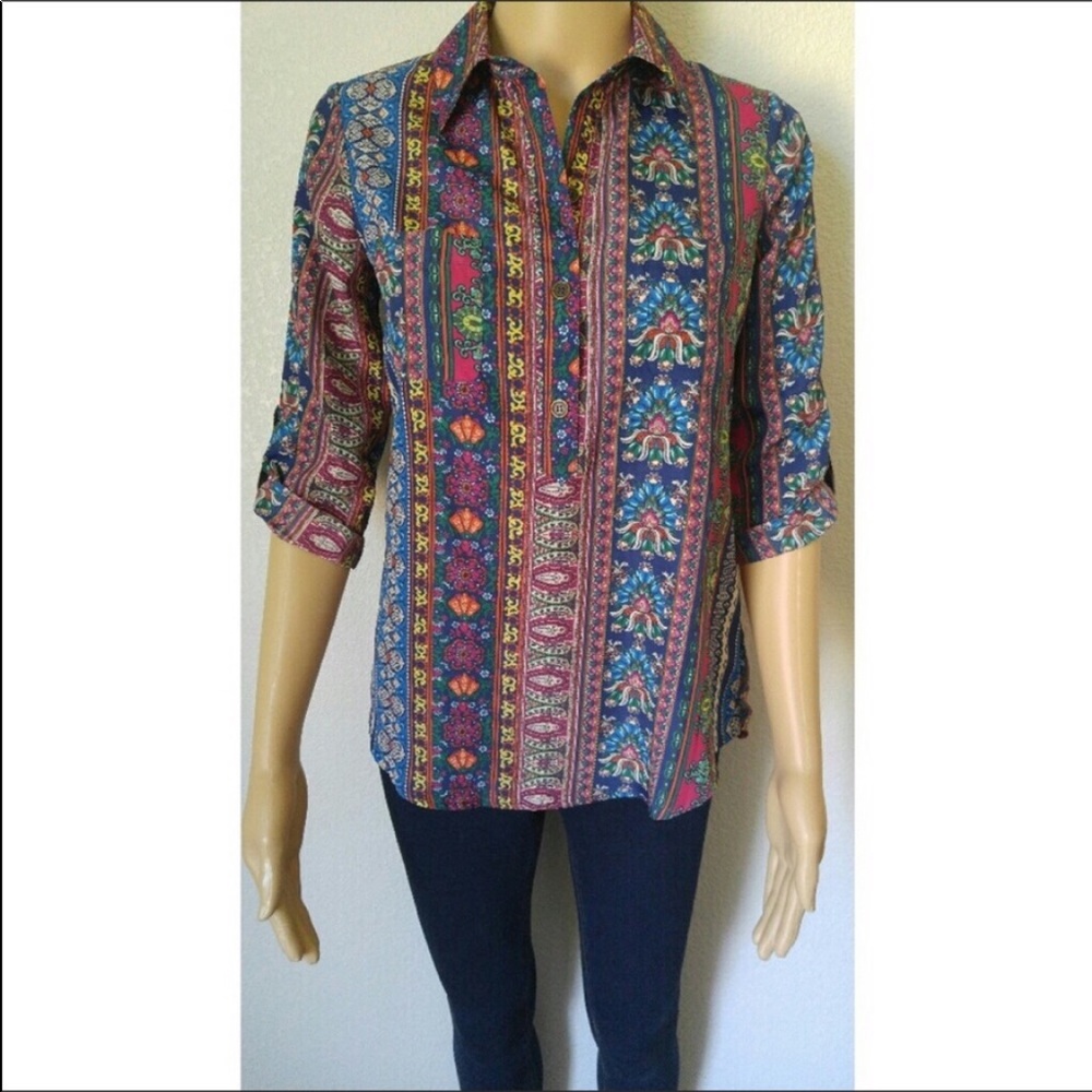 Red Camel blouse - Picture 2 of 6